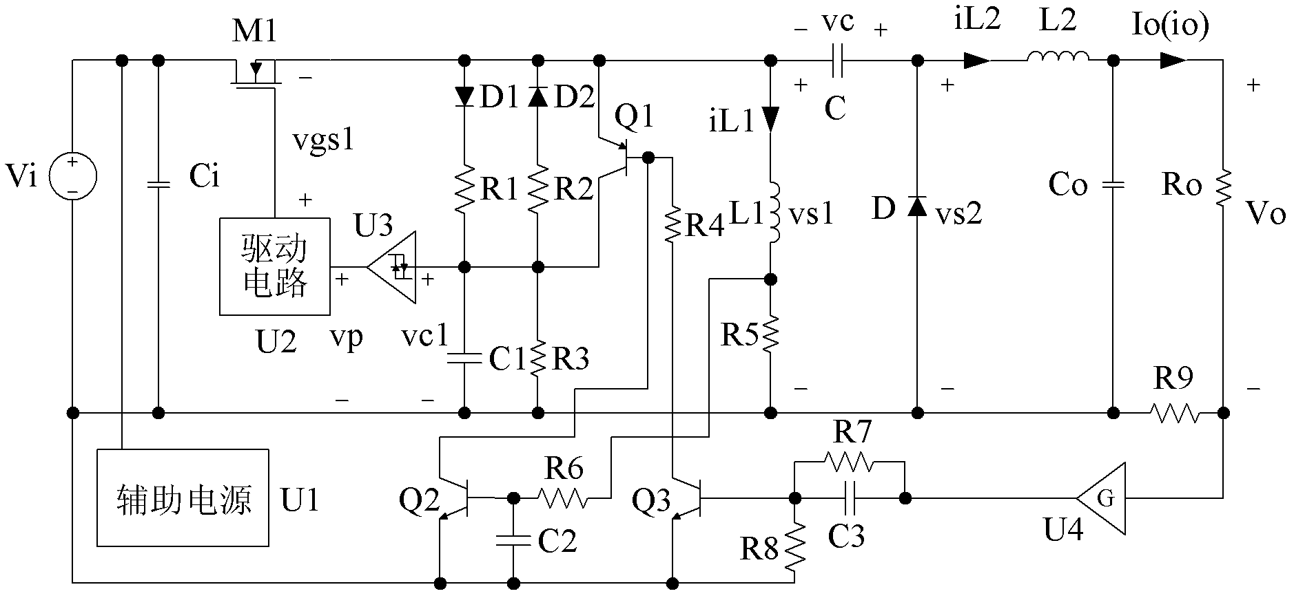 MOSFET-based auto-excitation type Zeta converter