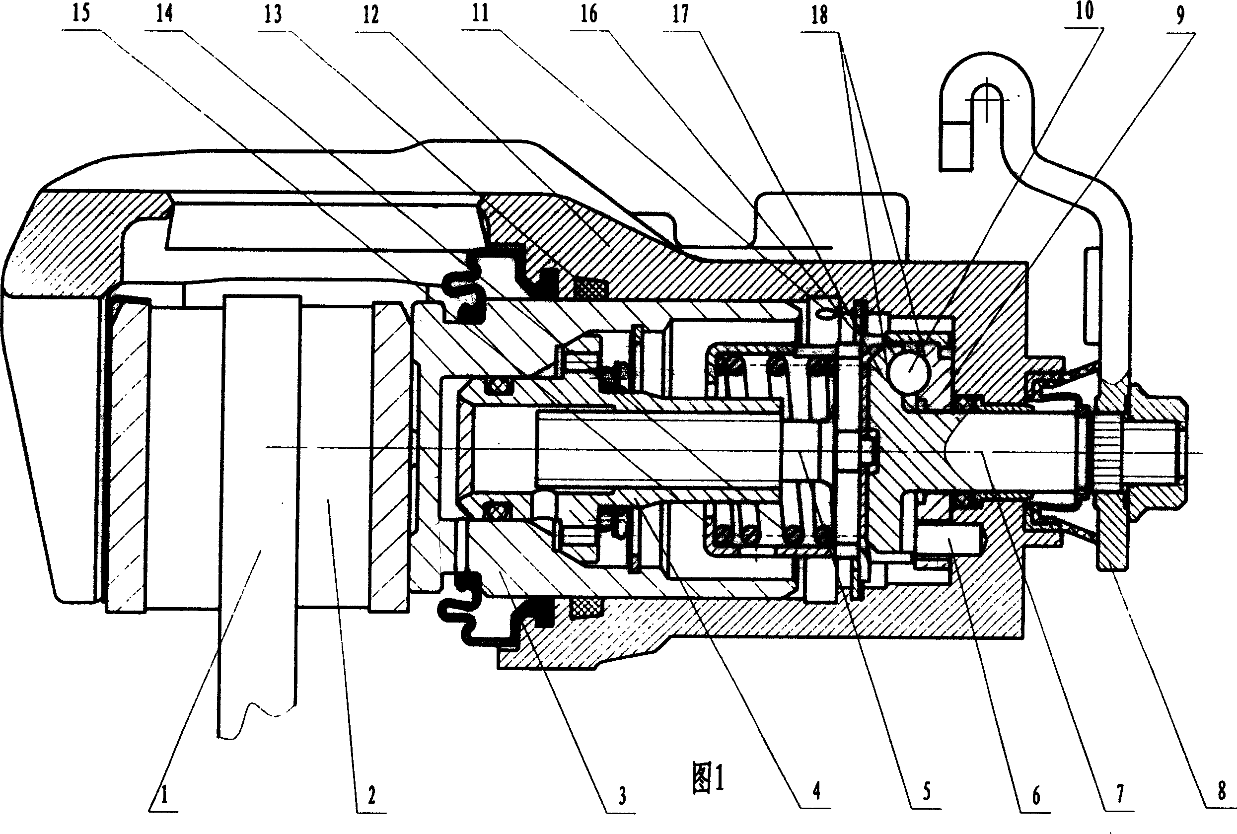 Brake tongs with brake for stationed vehicle