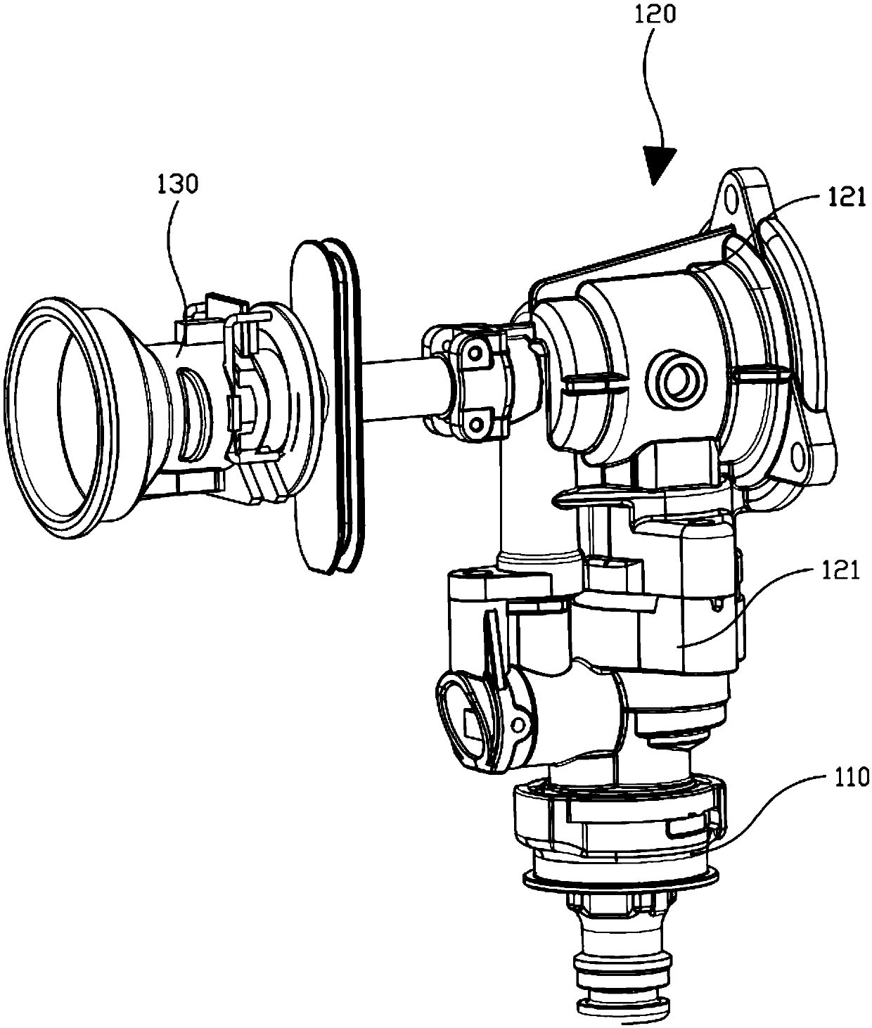 Pump unit and high pressure cleaning machine