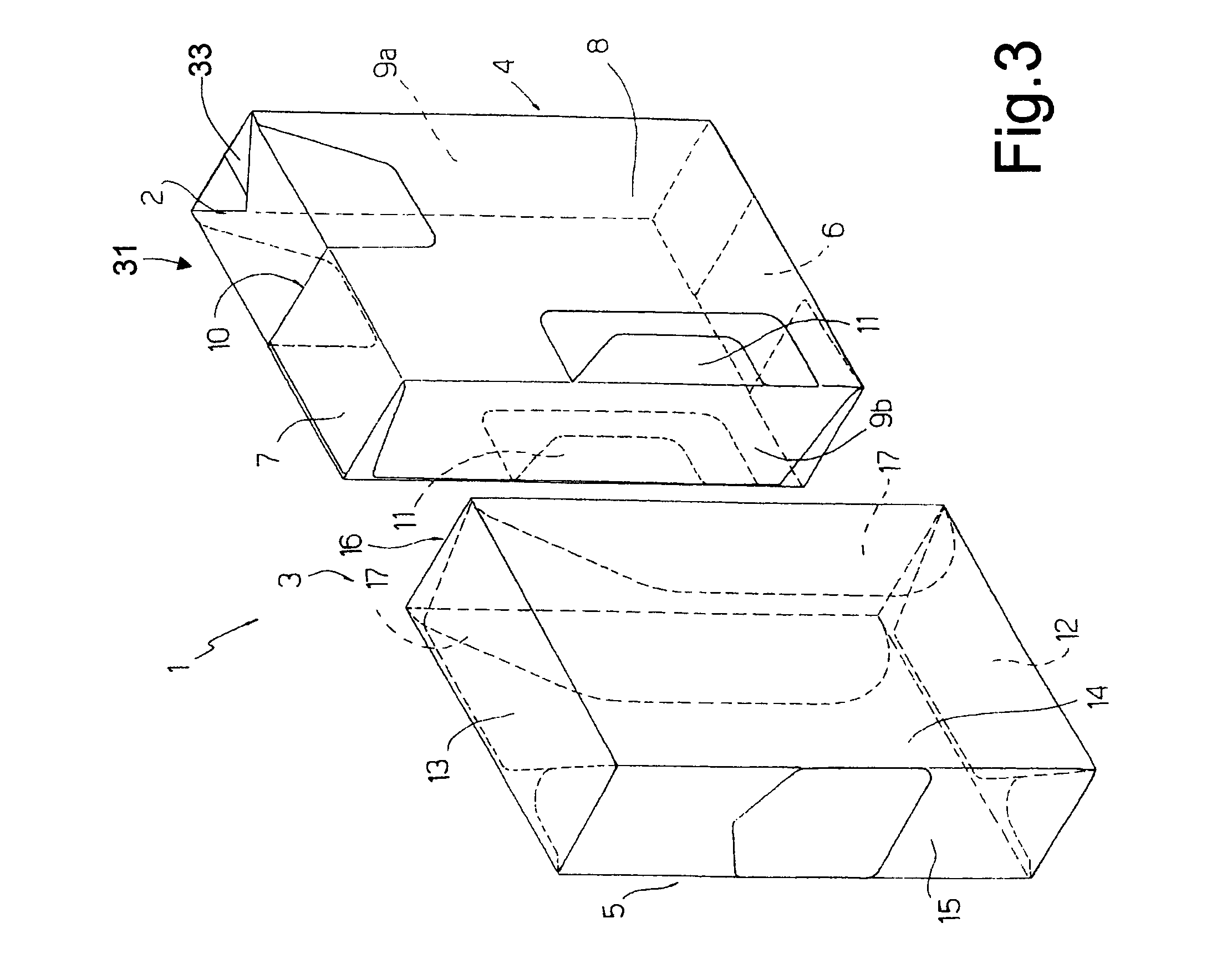 Packet of cigarettes, and method of producing a packet of cigarettes