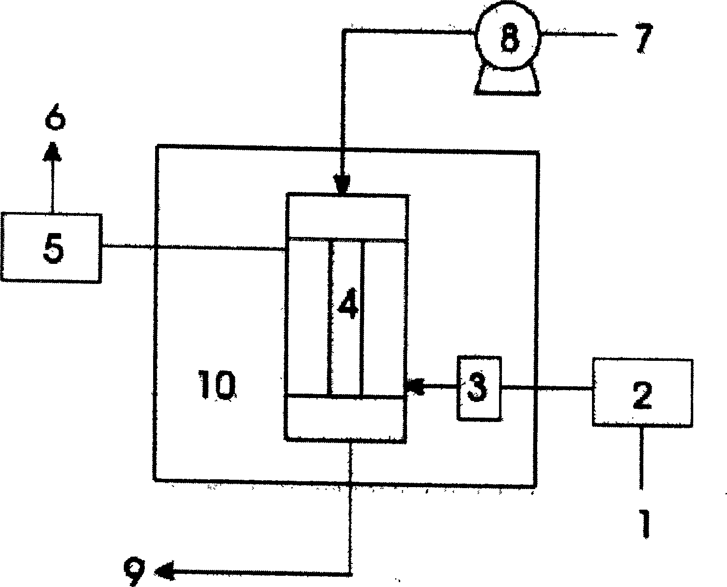 Absorbent and method for separating acid gases from gas mixture