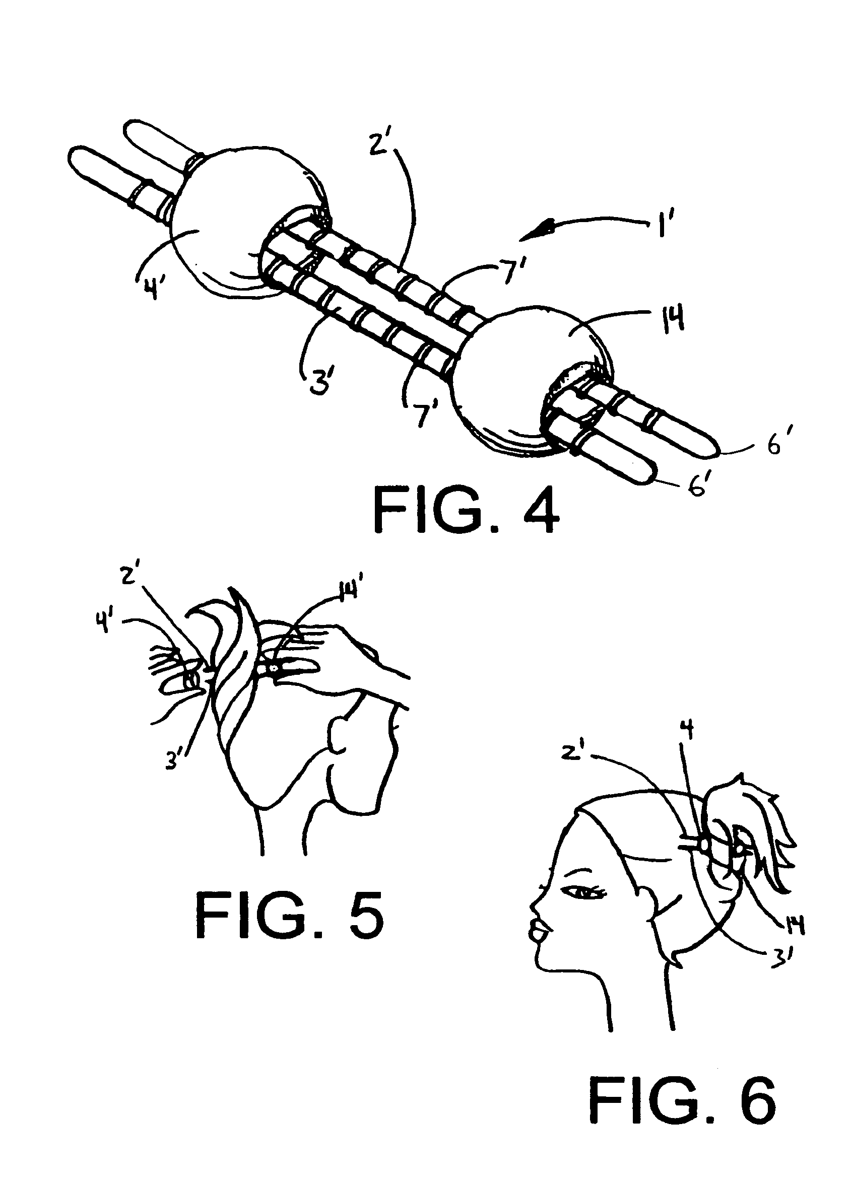 Locking hair sticks