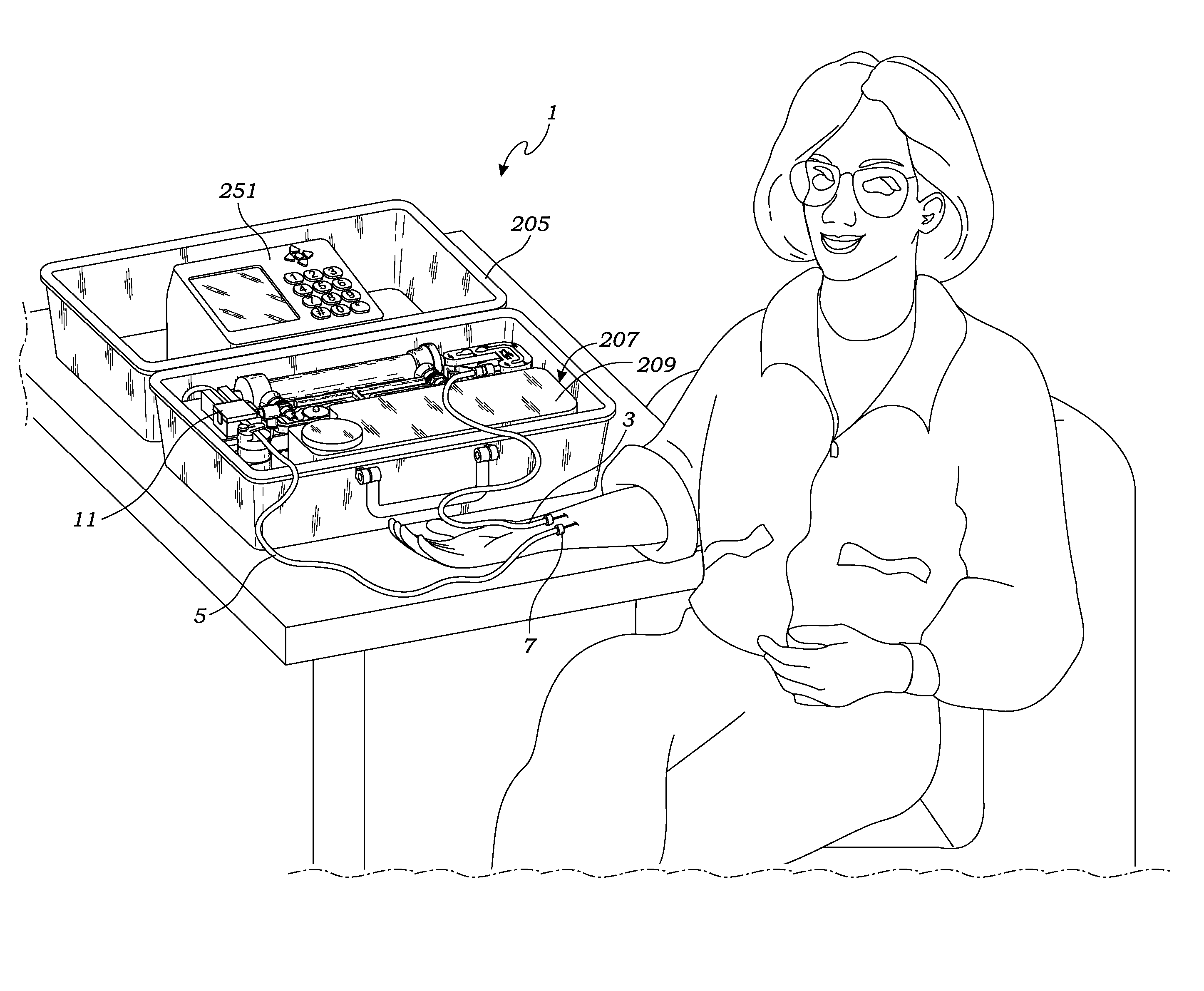 Portable hemodialysis assembly with ammonia sensor