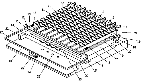 Word auxiliary memory device for foreign language teaching