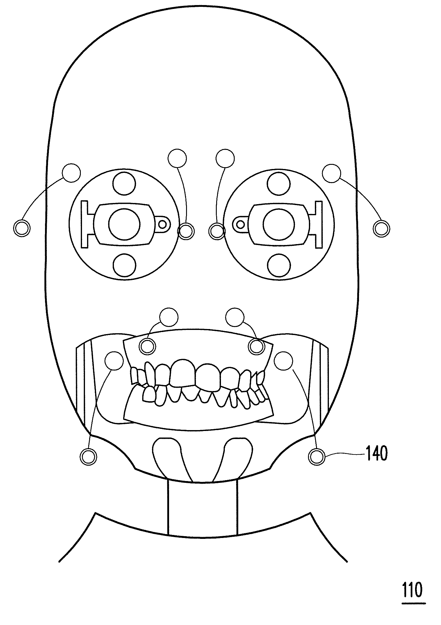 Facial expression control device