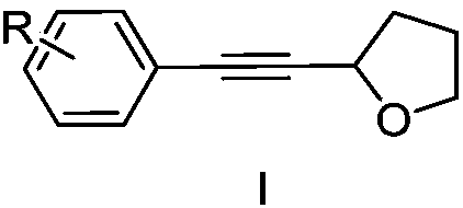 Method for synthesizing alpha-alkynyl substituted ether compounds