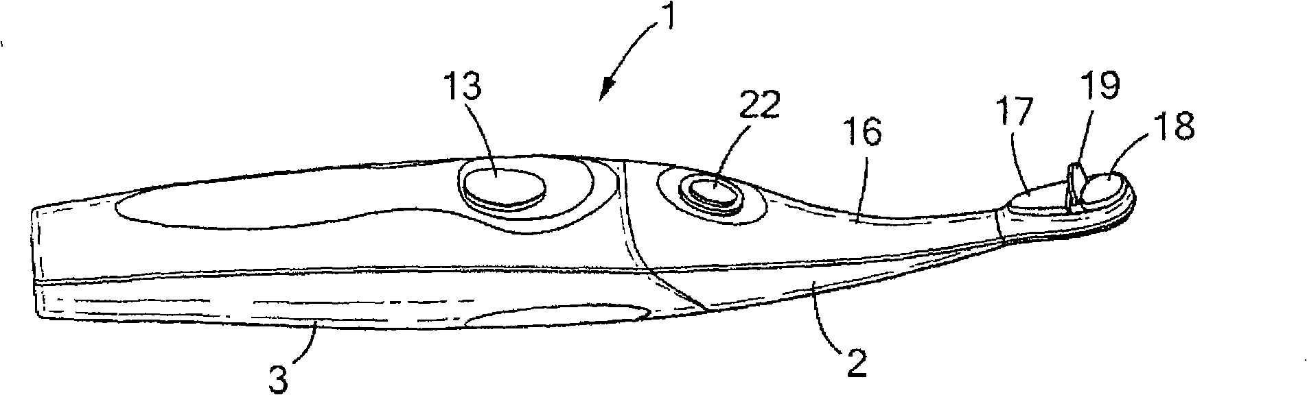 A dispensing toothbrush