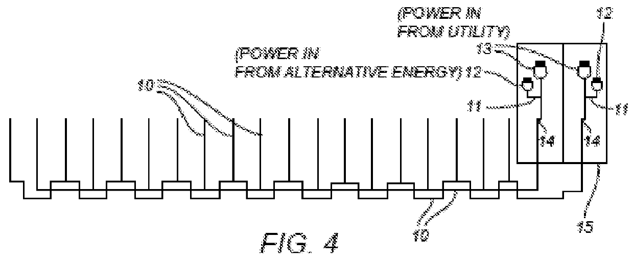 Alternative energy bus bar by pass breaker, methods of use and installation