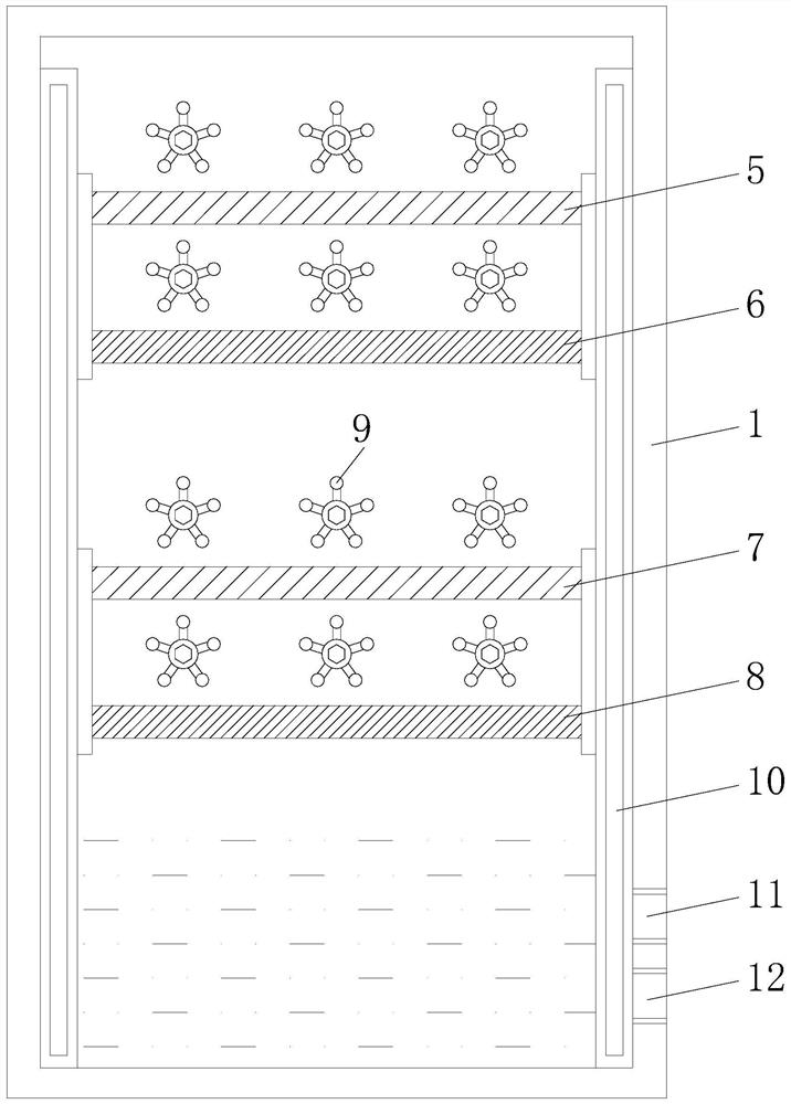 A device and its operation method for liquid nitrogen to remove the separated seeds of linden husk in Nanjing