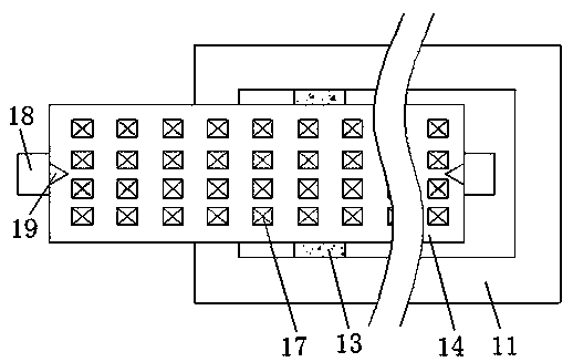 A wood conveying device for easy adjustment of cutting size