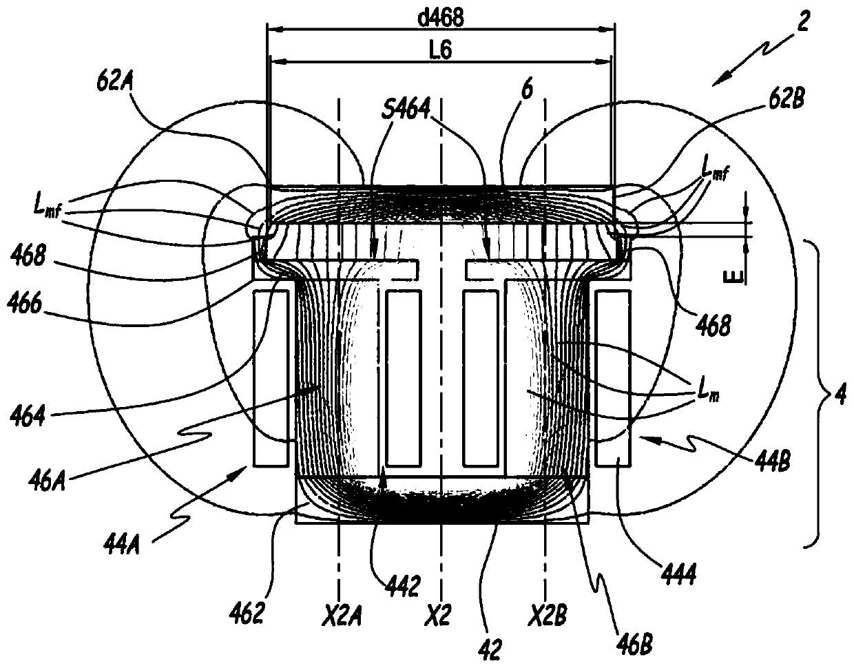 Electromagnetic actuator and electrical contactor including such actuator