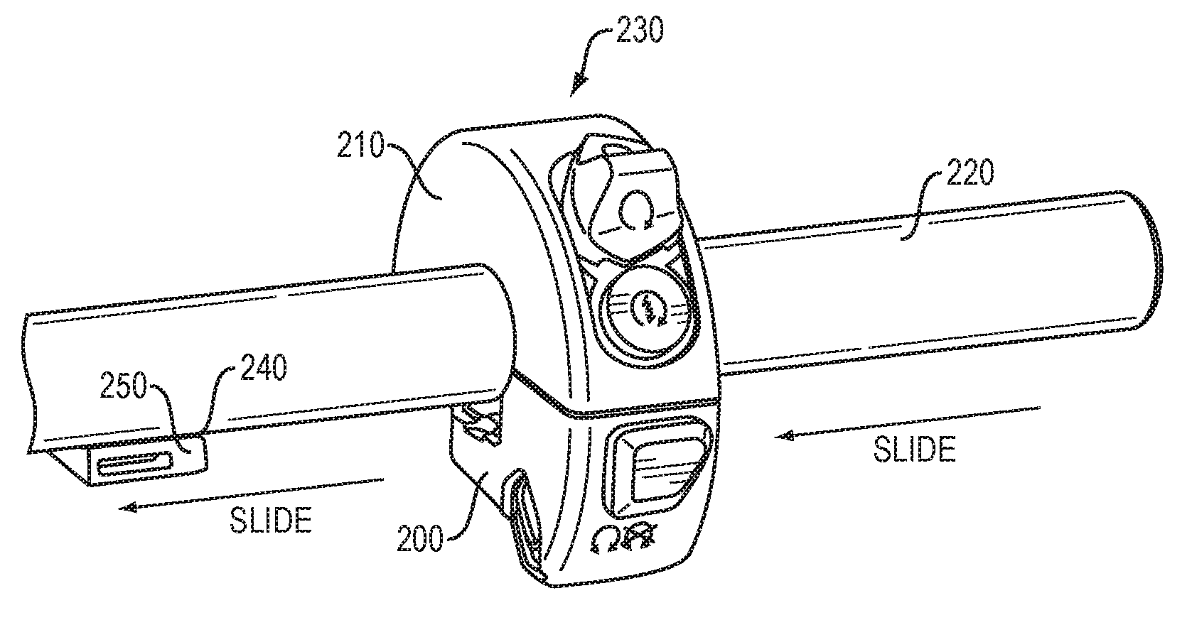 Fixation adapter for handlebar