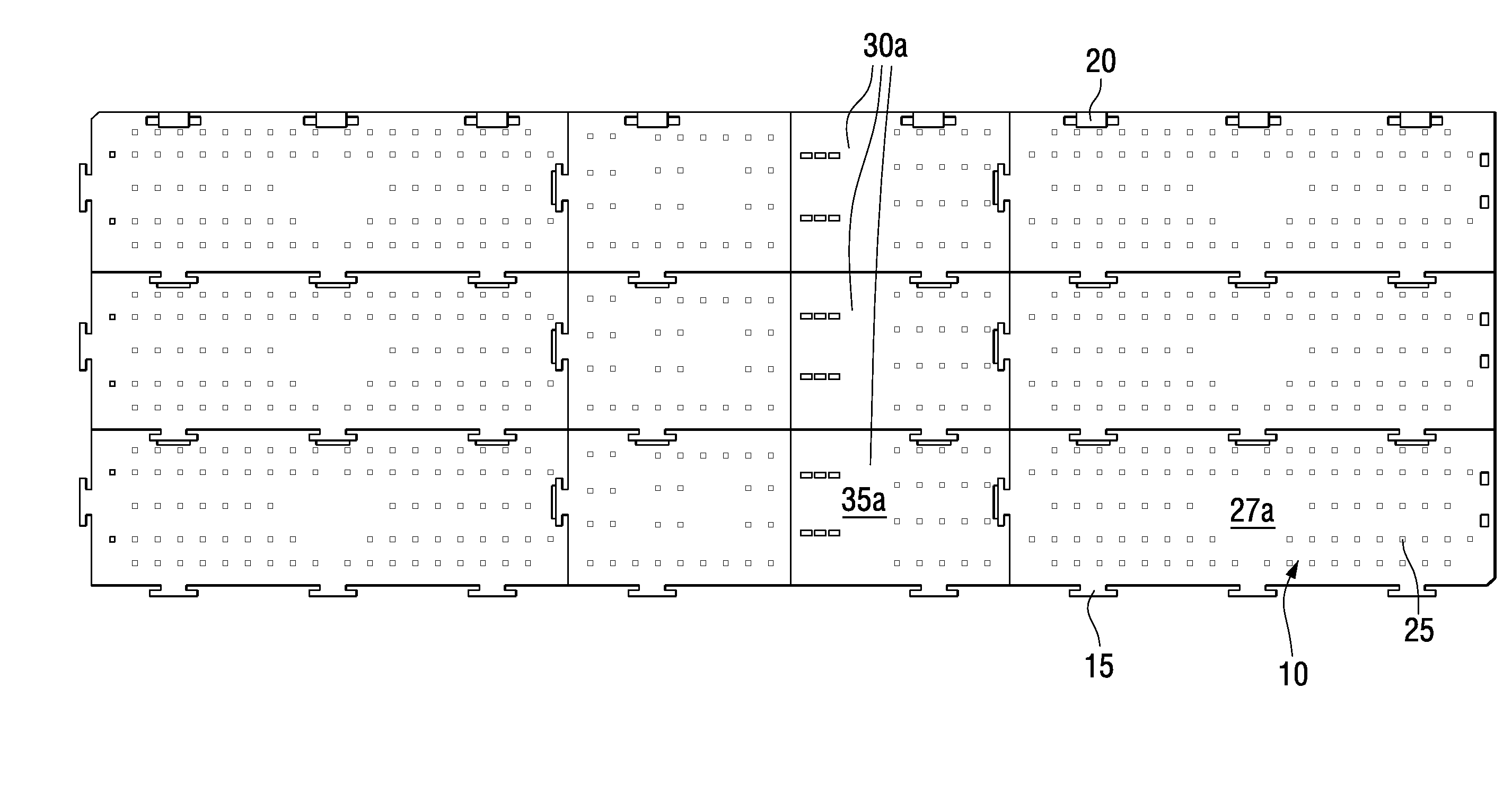 Expansion joint for modular flooring system