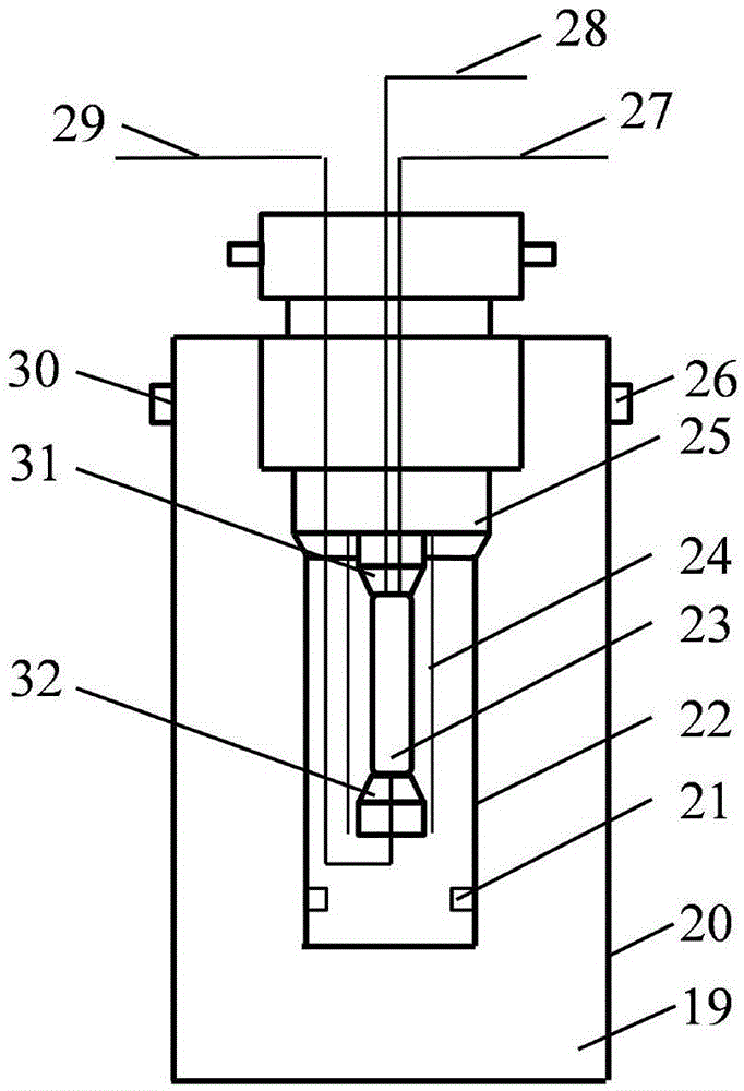 Water trap damage evaluation instrument for high temperature and high pressure tight gas reservoirs