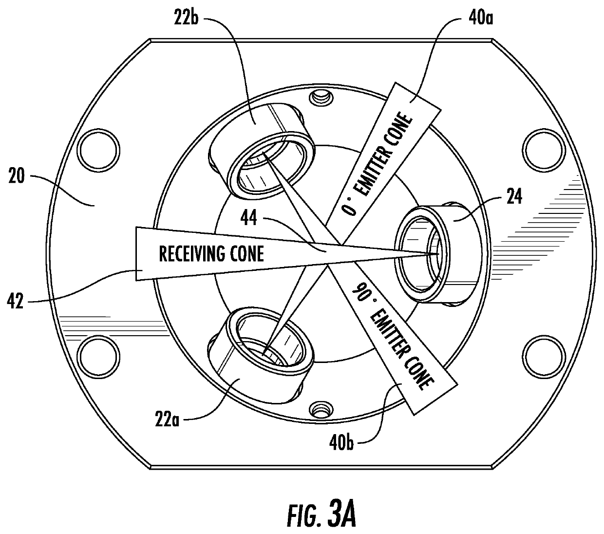 Calibration of an optical detector using a micro-flow chamber