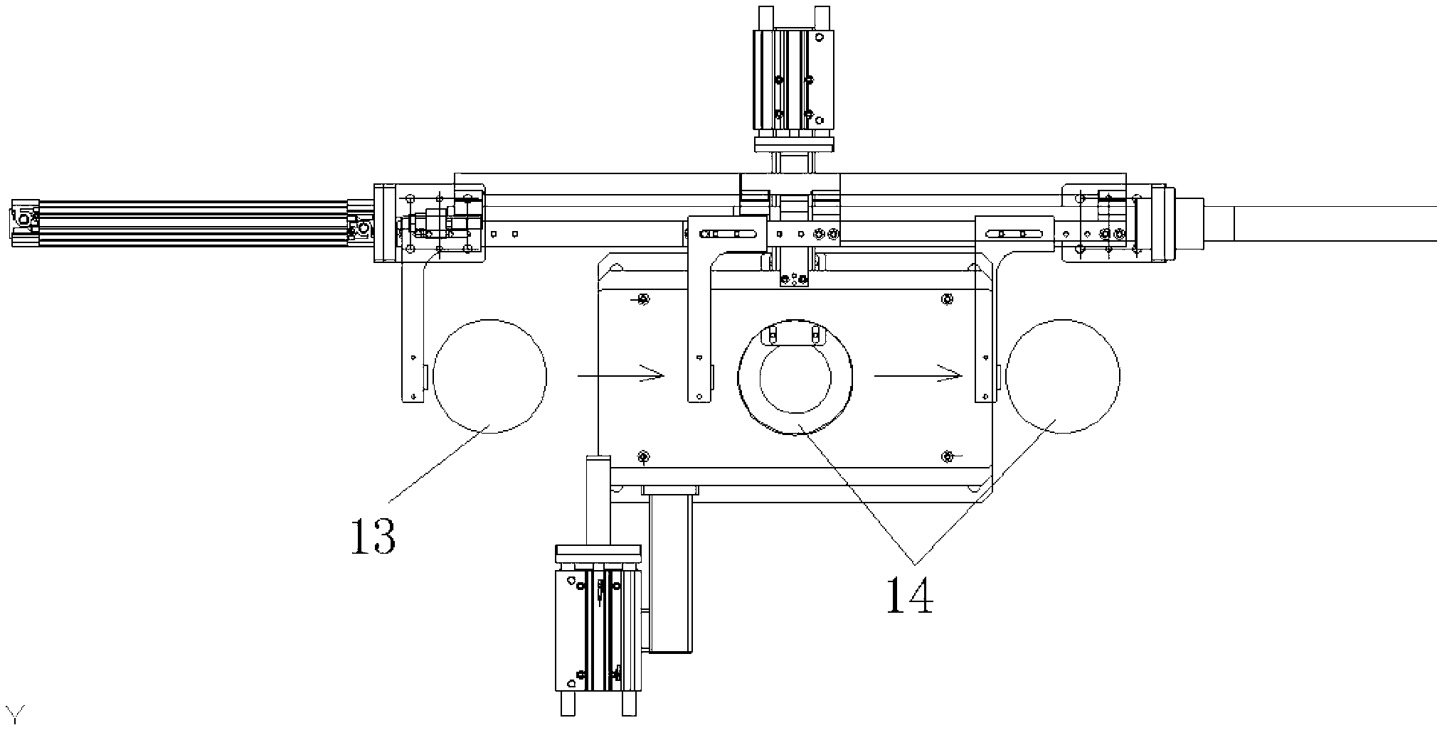 Automatic loading and unloading device of numerical control honing machine