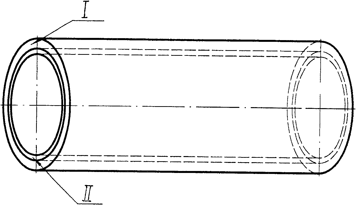 Glass products for inner lining of steel tube, and preparation method