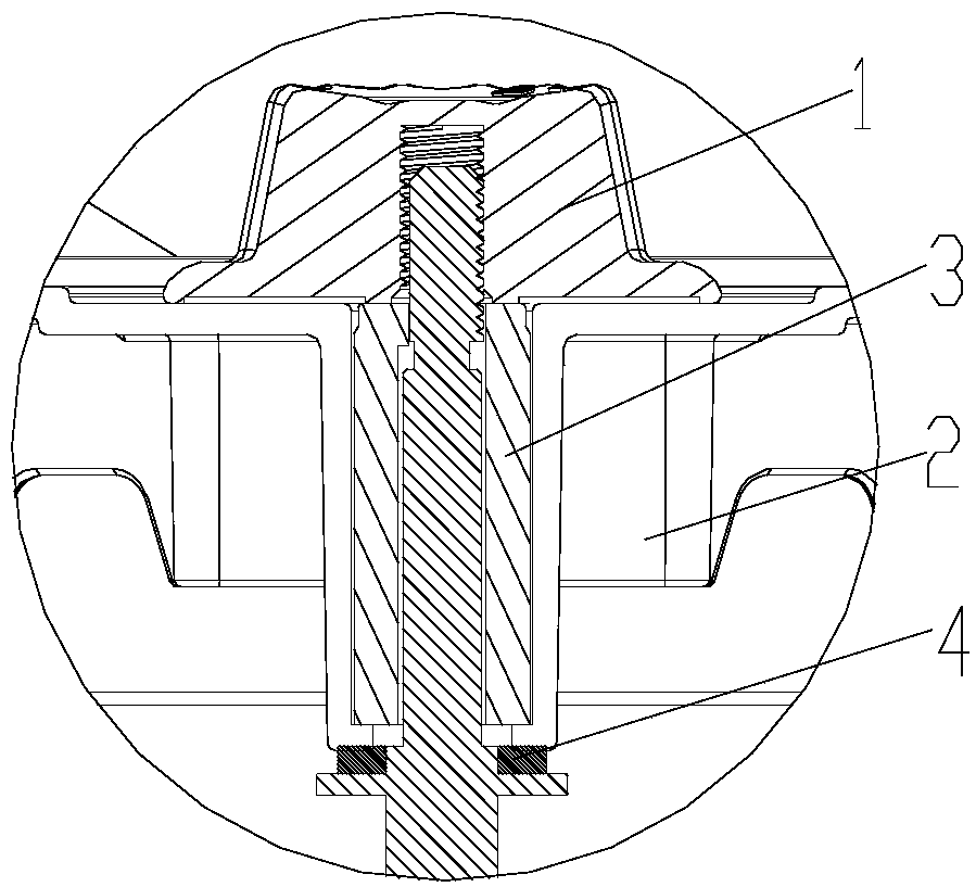 Electric fan head assembly and electric fan