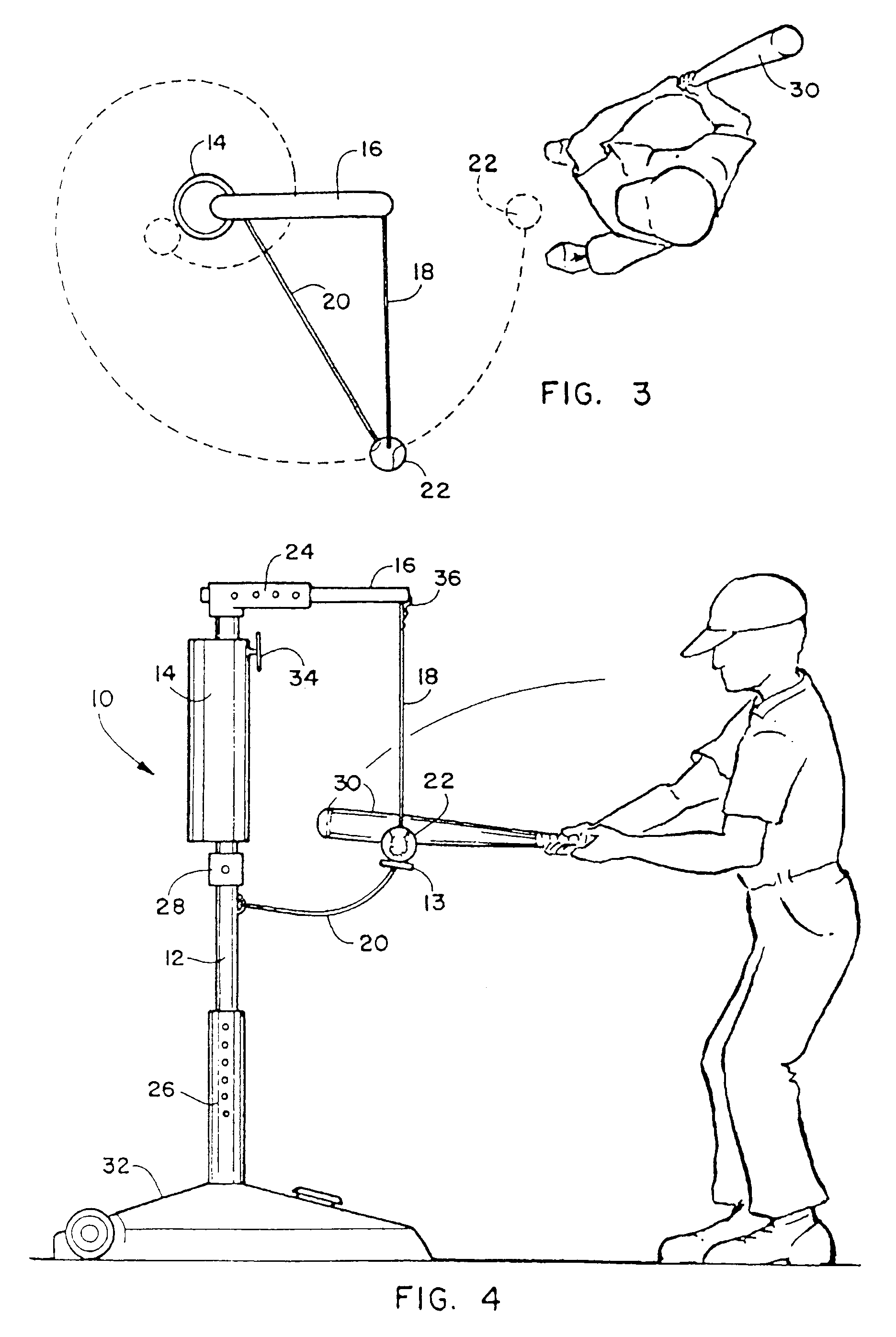 Baseball striking practice device