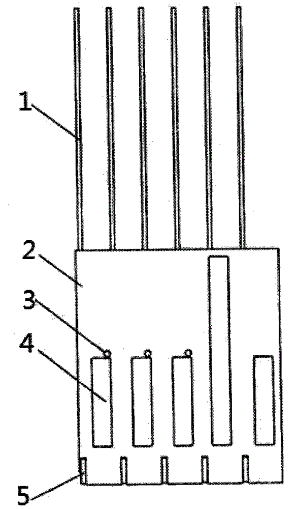 Computer wind guiding groove