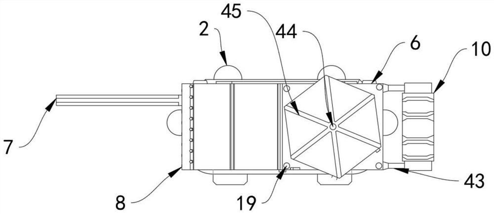 Medical intelligent ward placement cabinet and use method thereof