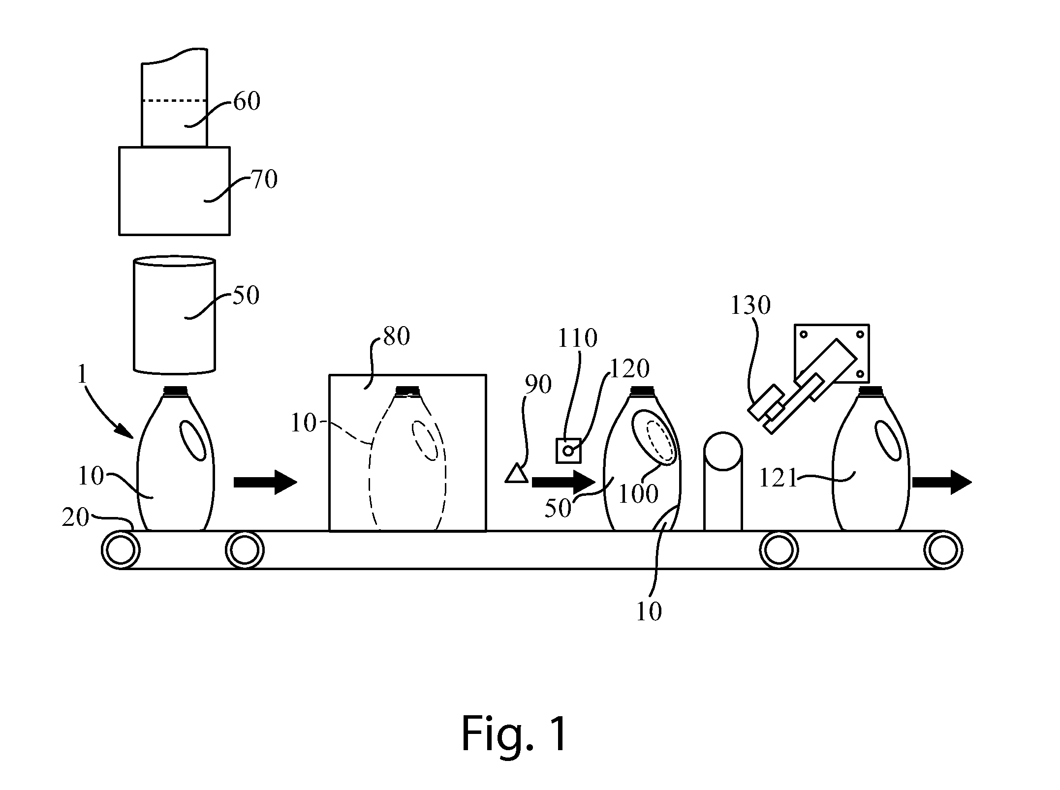 Process for forming a sleeve on a container