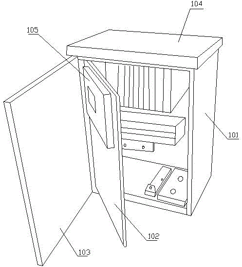 Automatic power distribution monitoring terminal convenient in disassembly and assembly