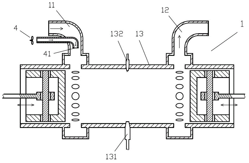 Fan two-stroke engine