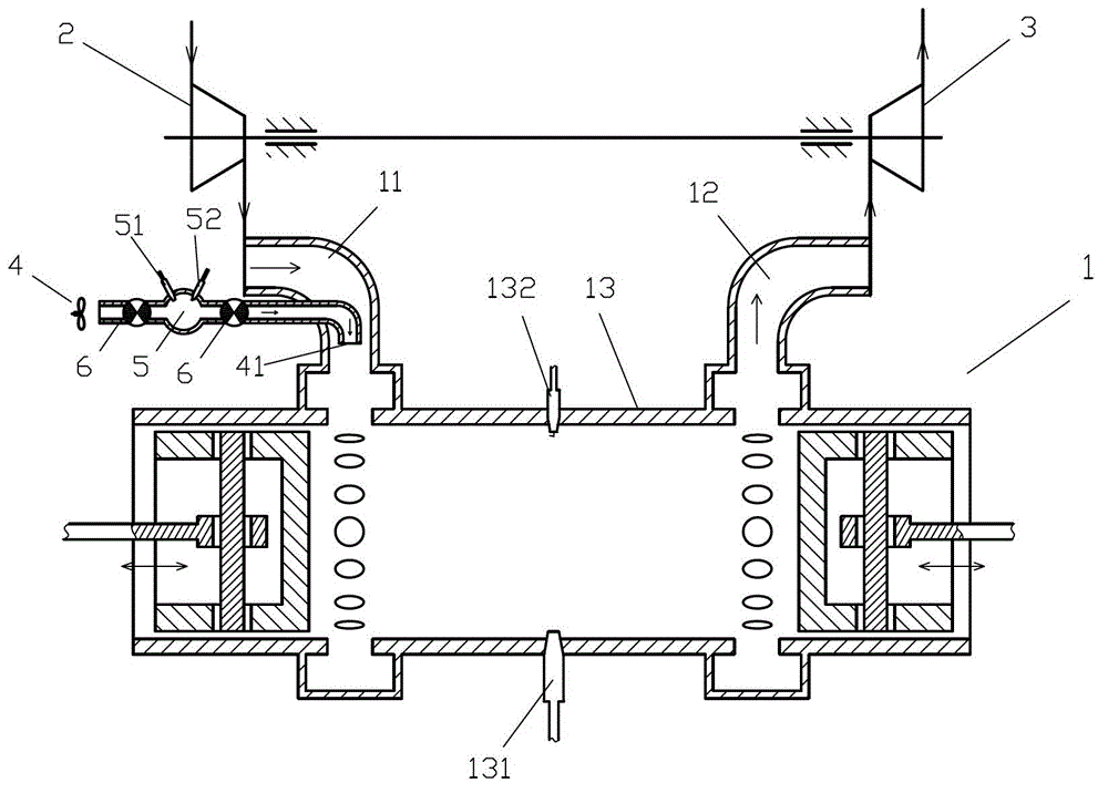 Fan two-stroke engine