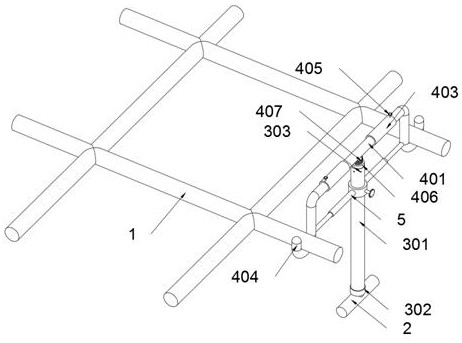 Inland river ship lock bottom plate top layer steel bar supporting device