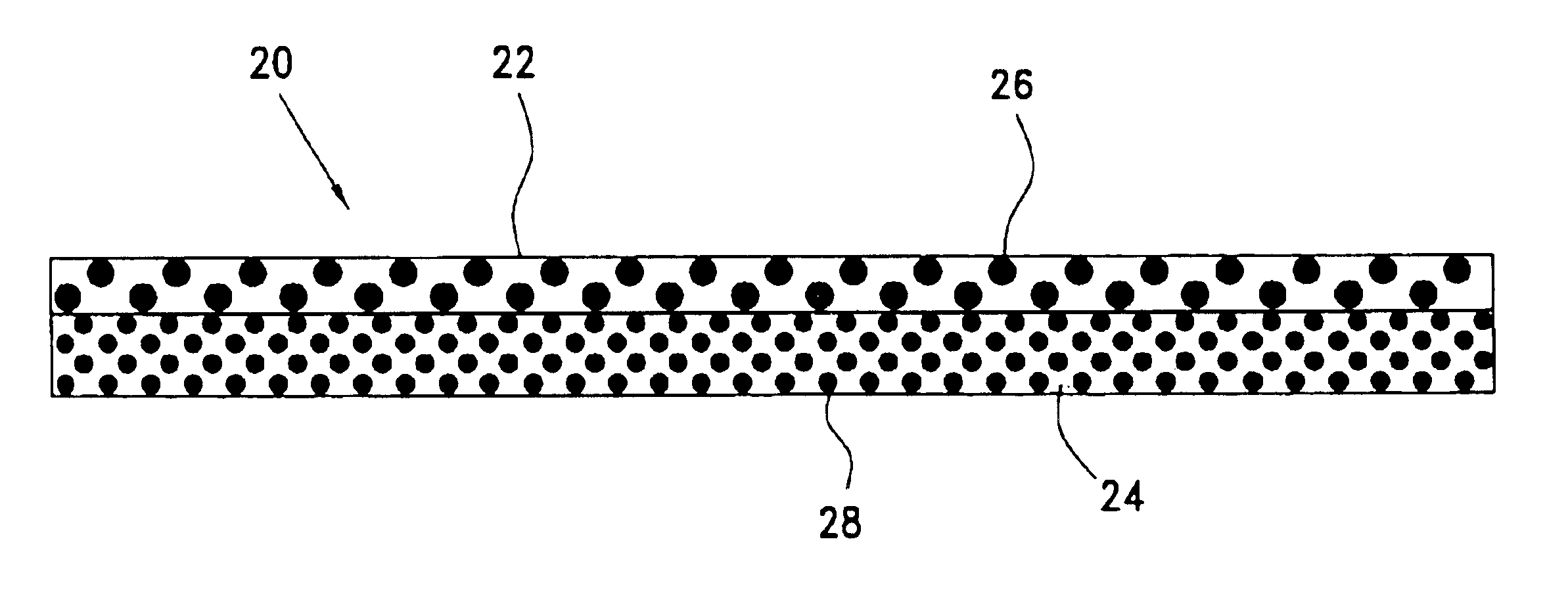 Composite non-woven ink absorber