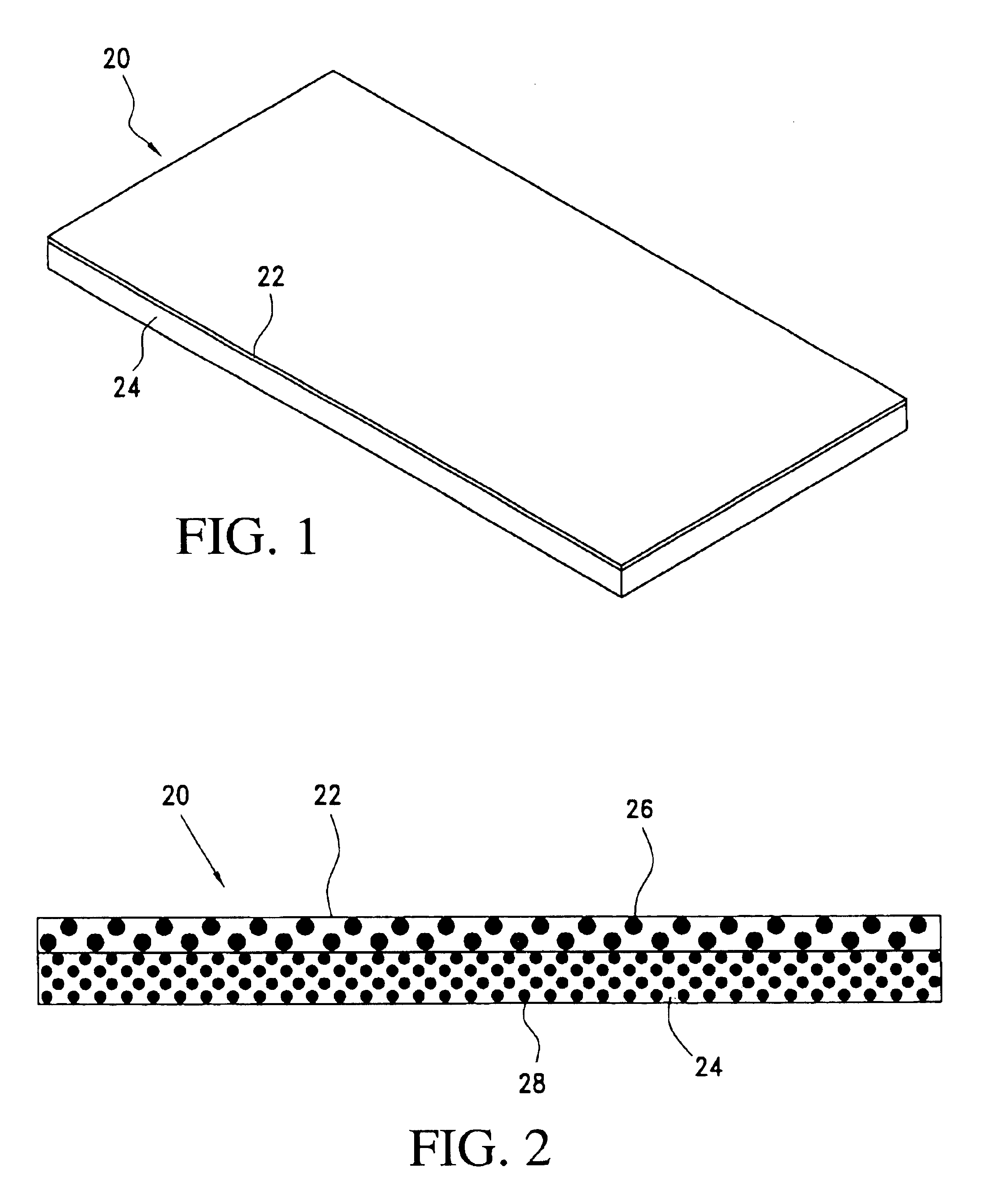 Composite non-woven ink absorber