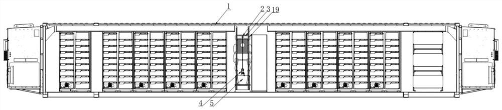 Container gas spraying fire extinguishing device