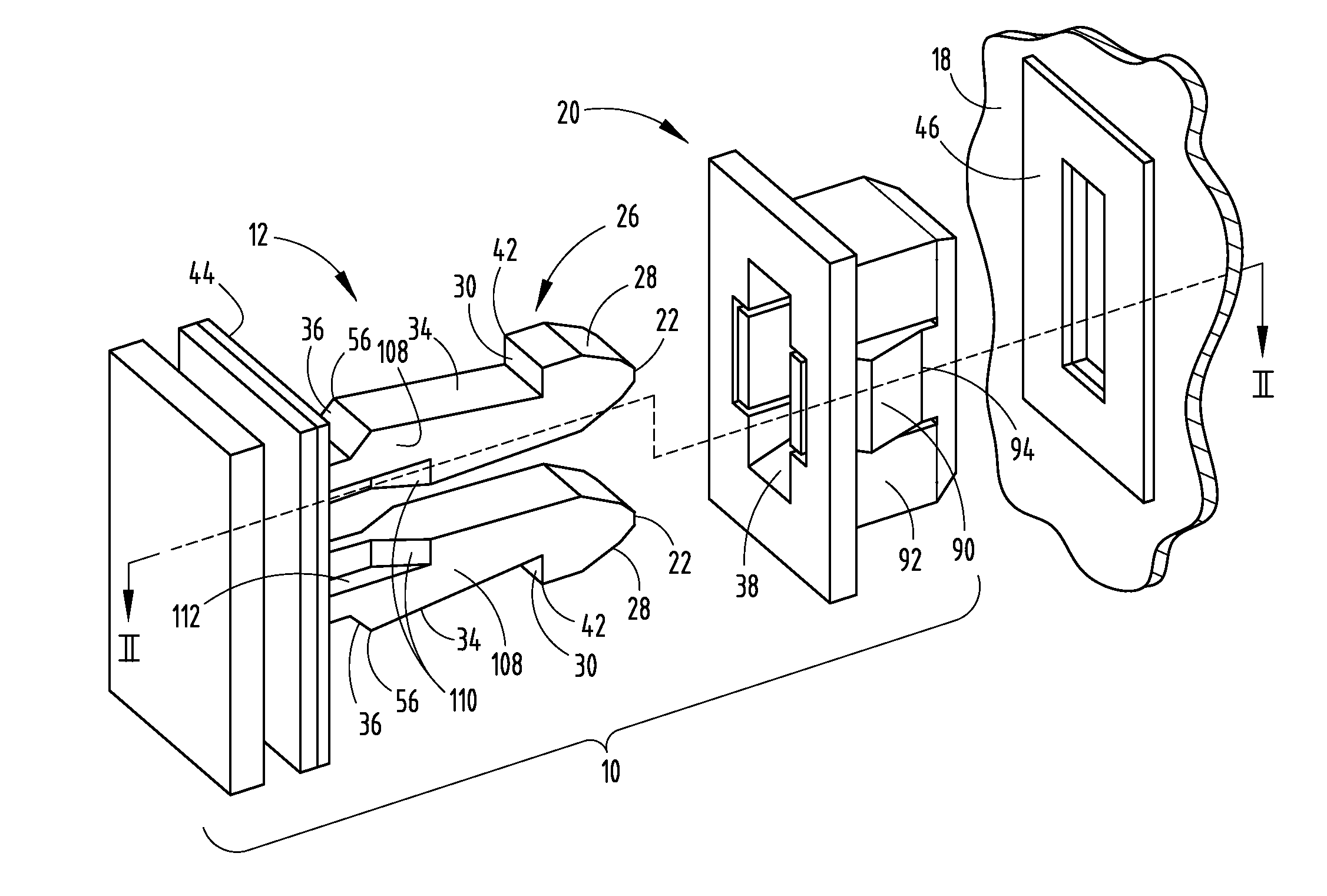 Two stage serviceable safety clip