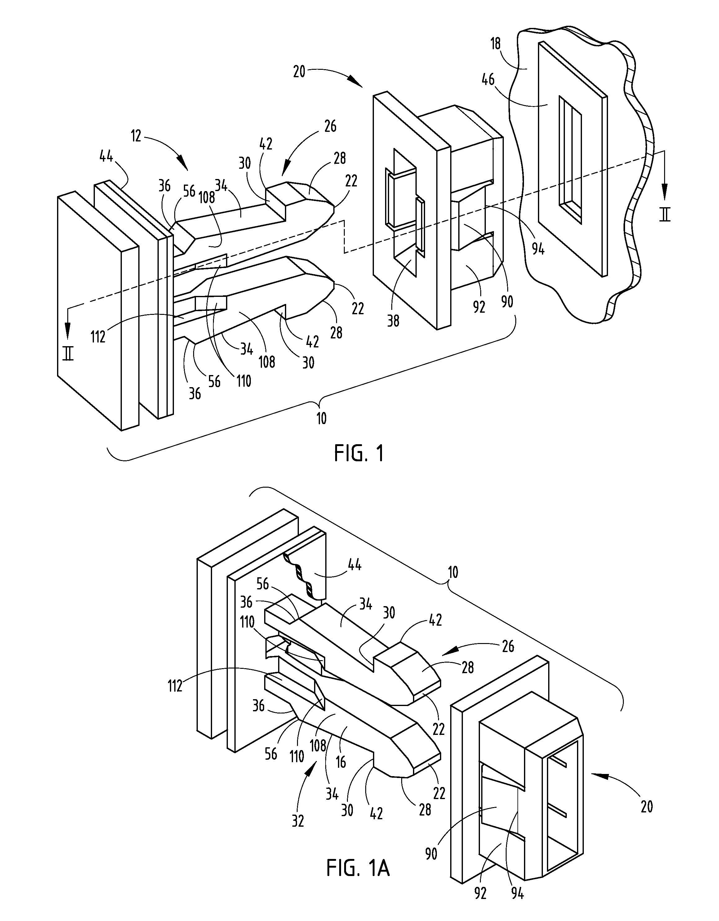 Two stage serviceable safety clip