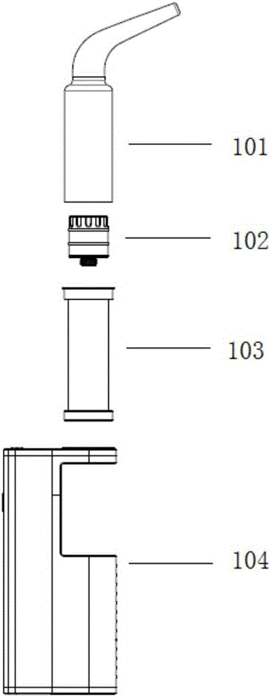 Airflow heating type electronic cigarette