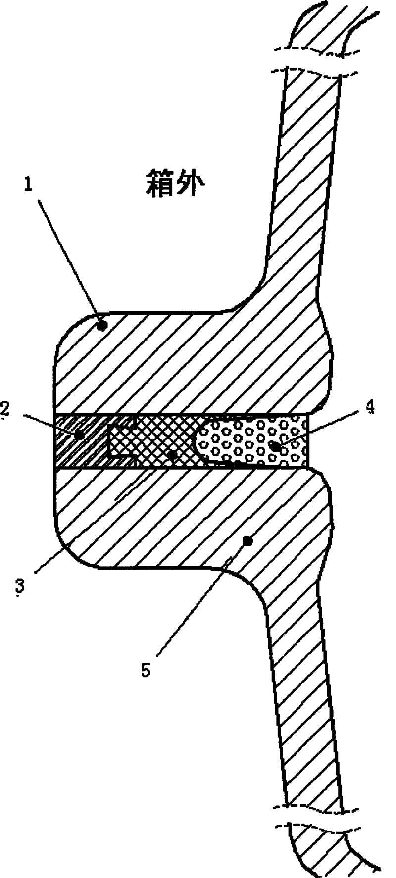 Micro-pressure difference self-sealing box opening of airtight box