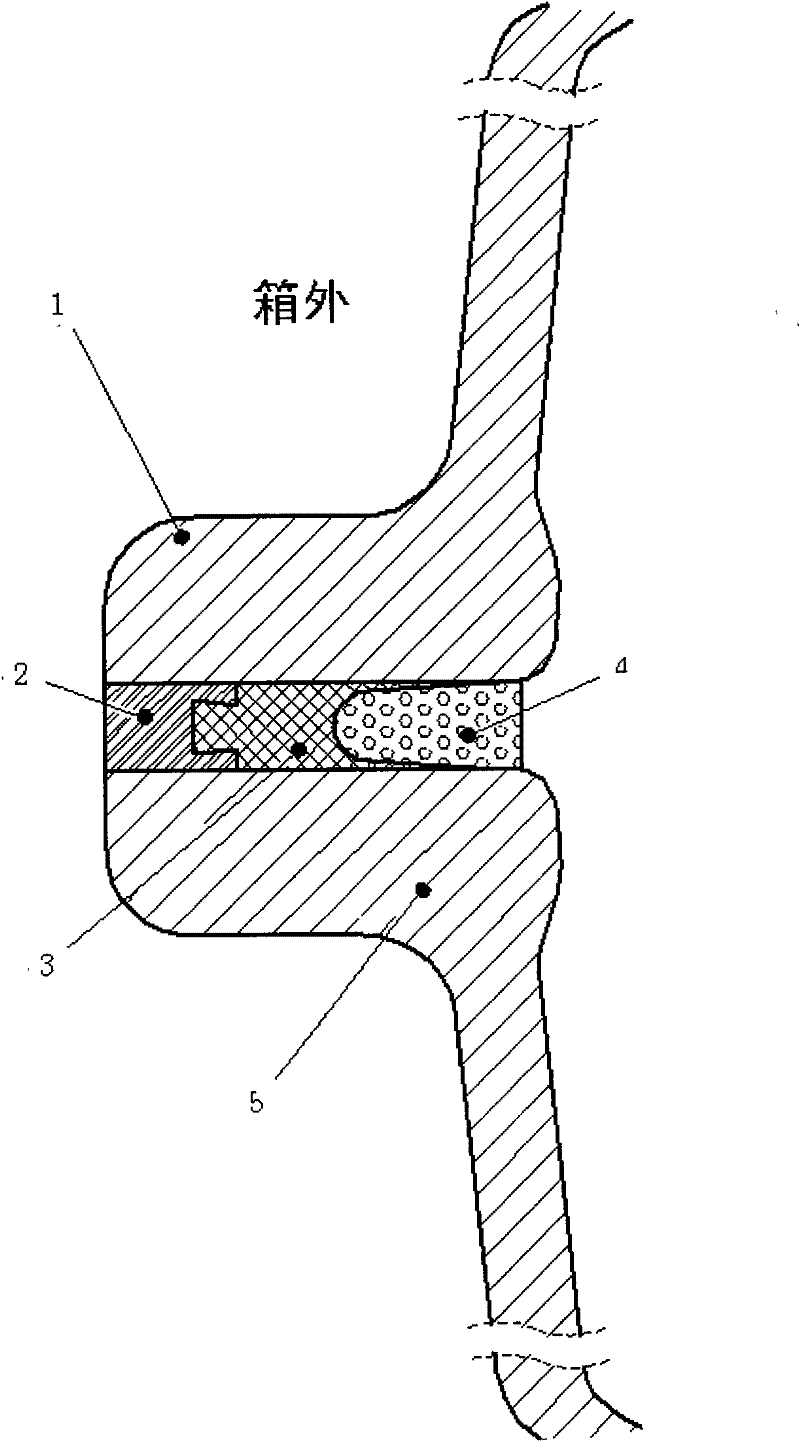 Micro-pressure difference self-sealing box opening of airtight box