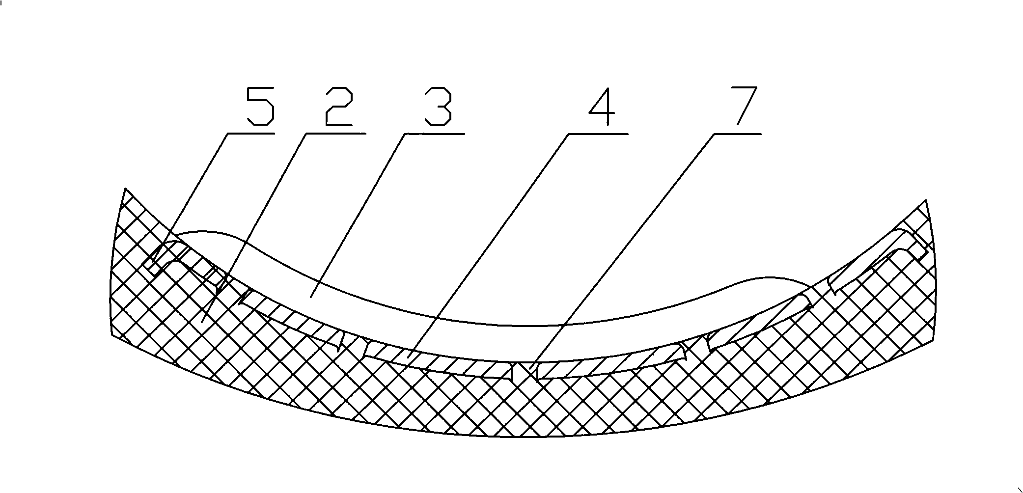 Plastic shuttle of netting machine