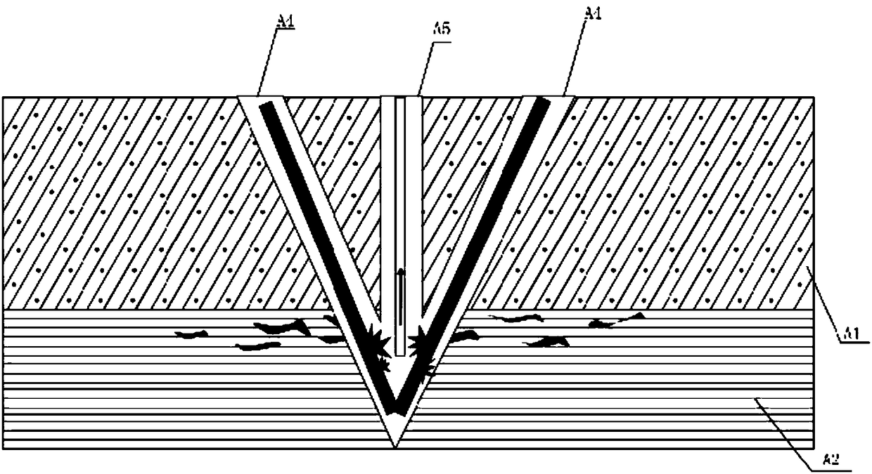 Method for exploiting shale gas using biomass thermal power