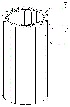 Filter element of gas filter