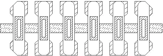 Quad flat no-lead package lead frame structure and package structure