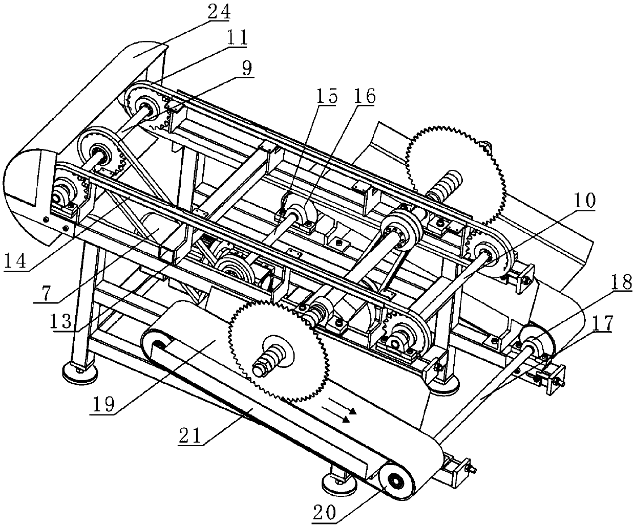 Device for steel pipe cutting