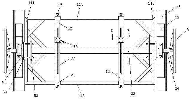 Overturning tool for mounting instrument desk electric appliance