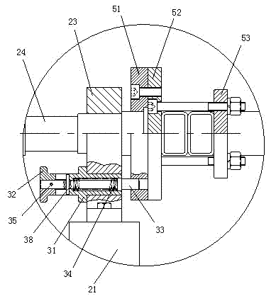 Overturning tool for mounting instrument desk electric appliance