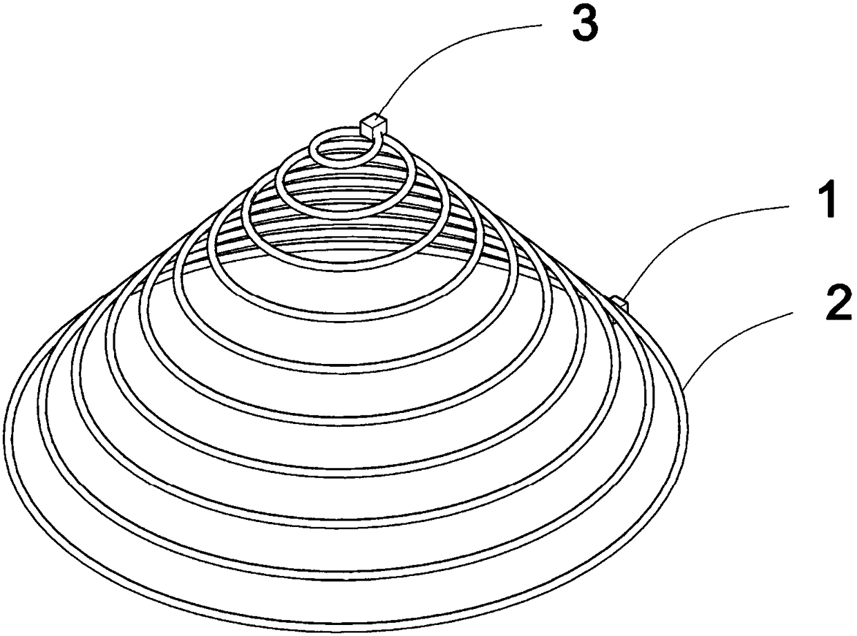 Travelling cable for low-rise building elevator