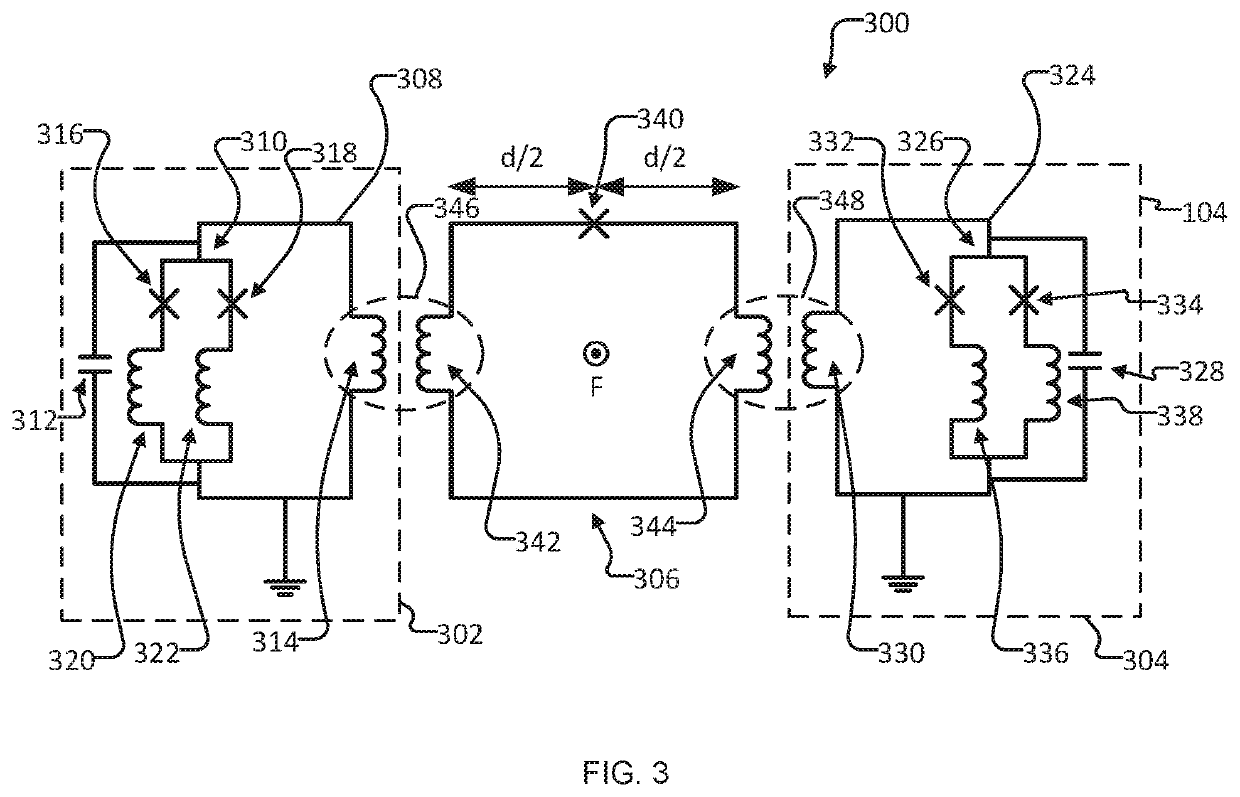 Systems and methods for coupling qubits in a quantum processor