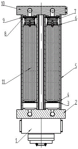 Air compressor heatless adsorption air drying method and modular air dryer