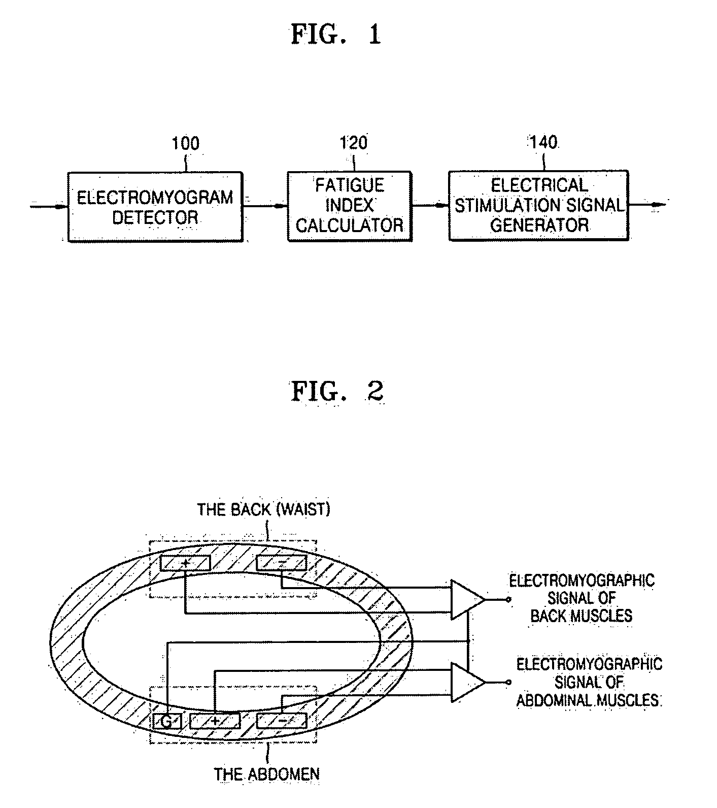 Apparatus, method, and medium controlling electrical stimulation and/or health training/monitoring