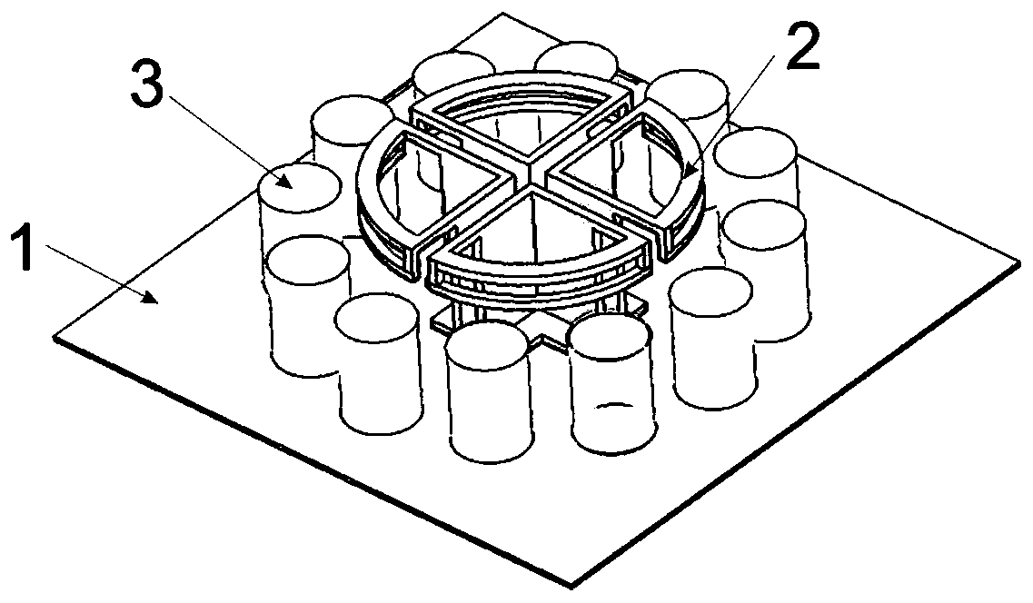 Dual-polarized double-wide-surface antenna unit and antenna array